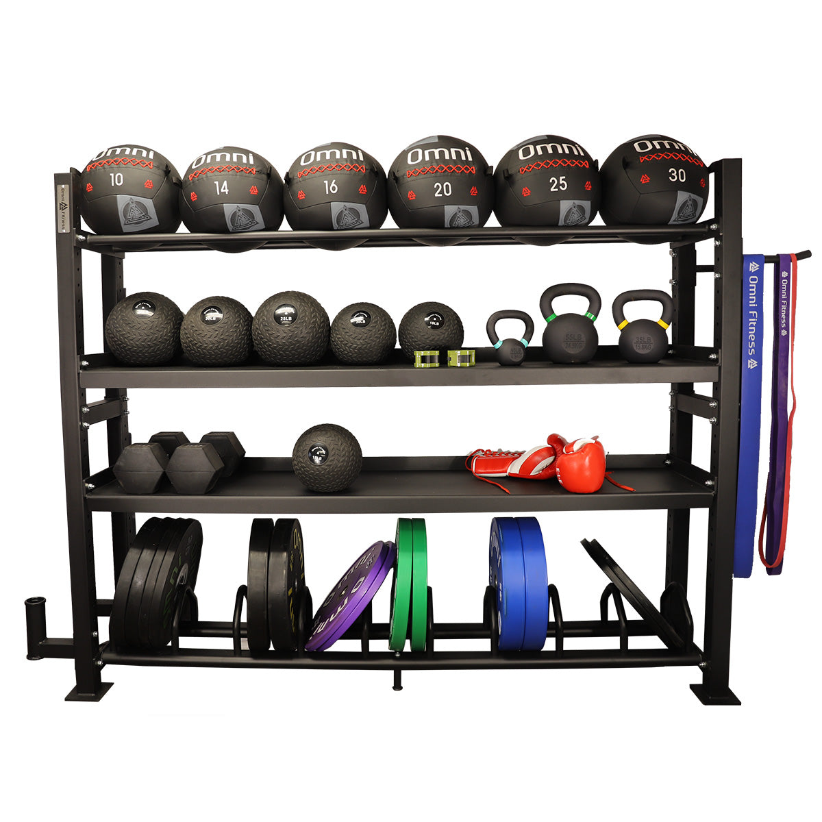 Omni 4-Level Storage Rack – Omni Fitness