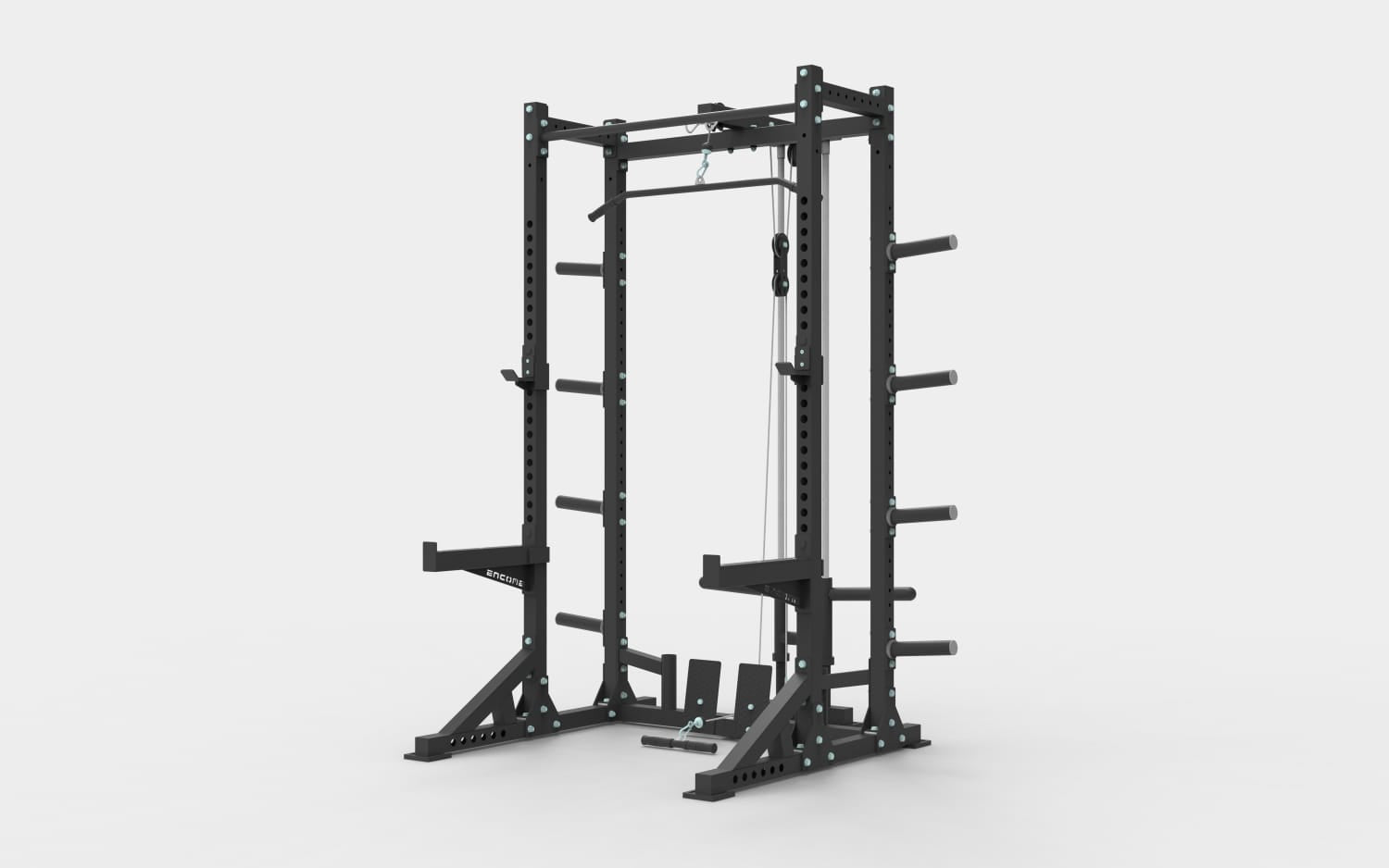 Encore Series Half Rack with Pulley System – Omni Fitness