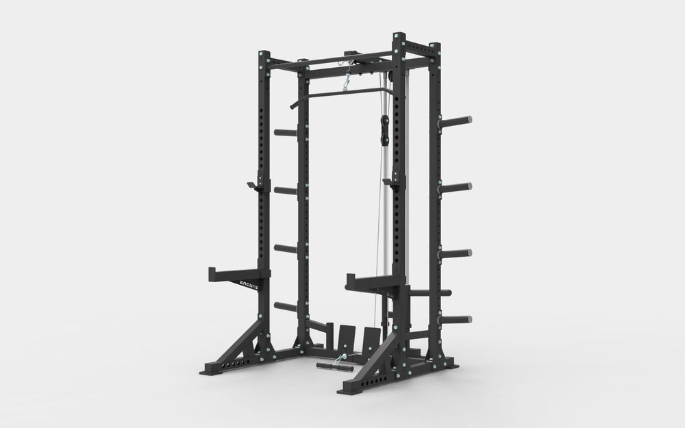 Encore Series Half Rack with Pulley System – Omni Fitness