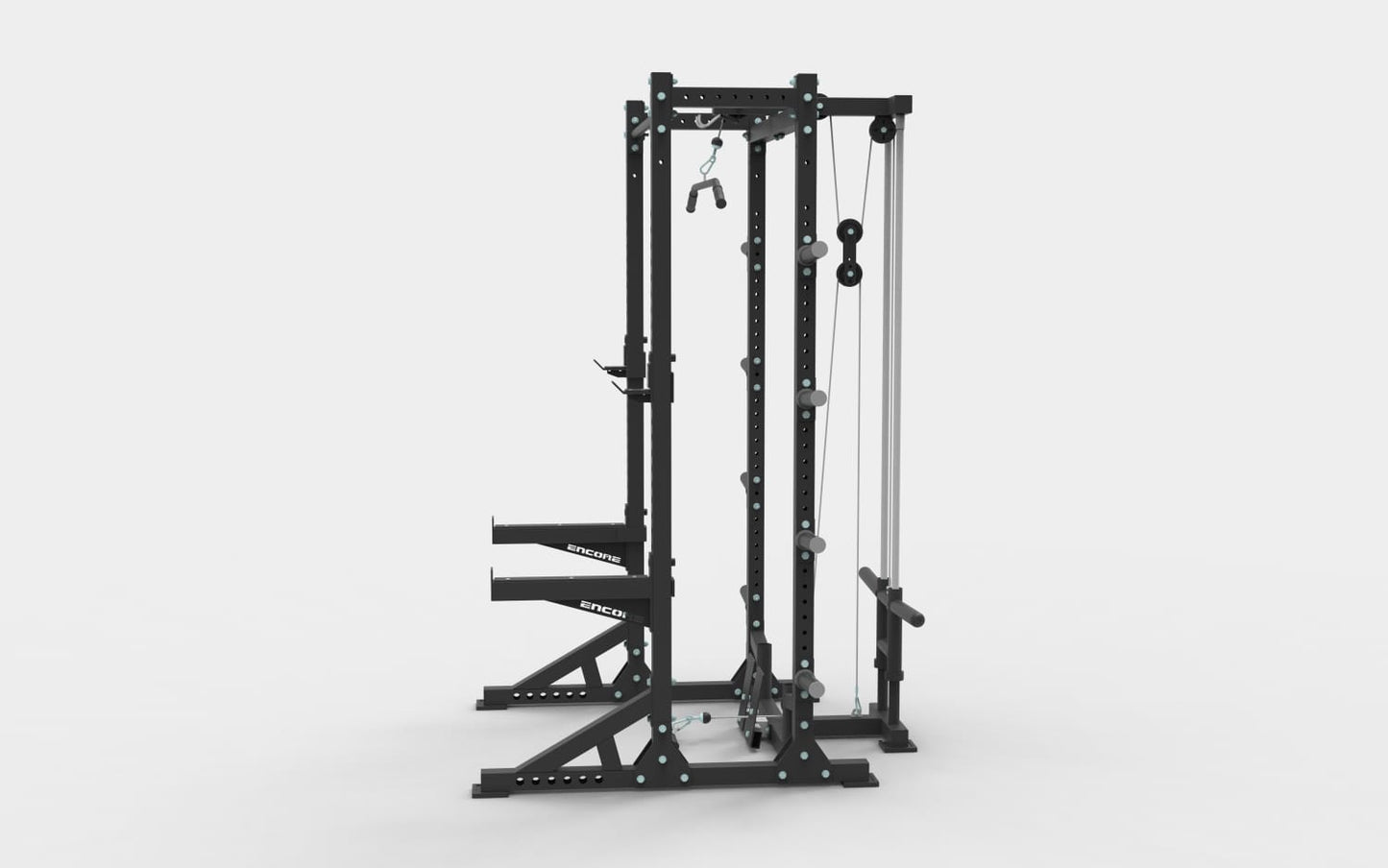 
                  
                    Encore Series Half Rack with Pulley System
                  
                