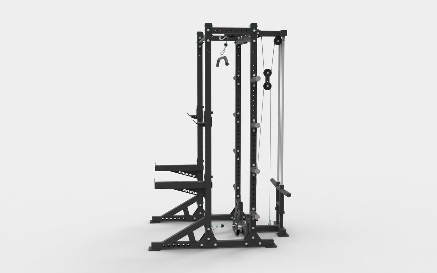 Encore Series Half Rack with Pulley System – Omni Fitness
