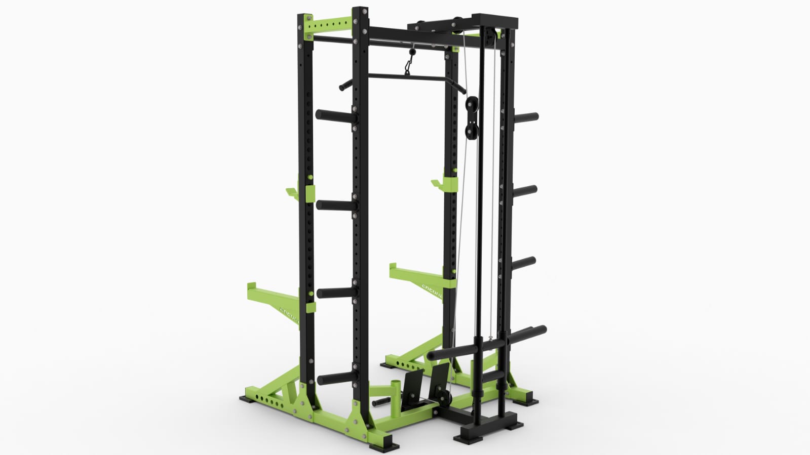 Encore Series Half Rack with Pulley System – Omni Fitness