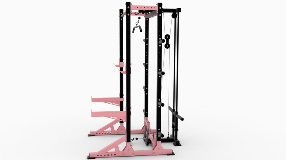 
                  
                    Encore Series Half Rack with Pulley System
                  
                